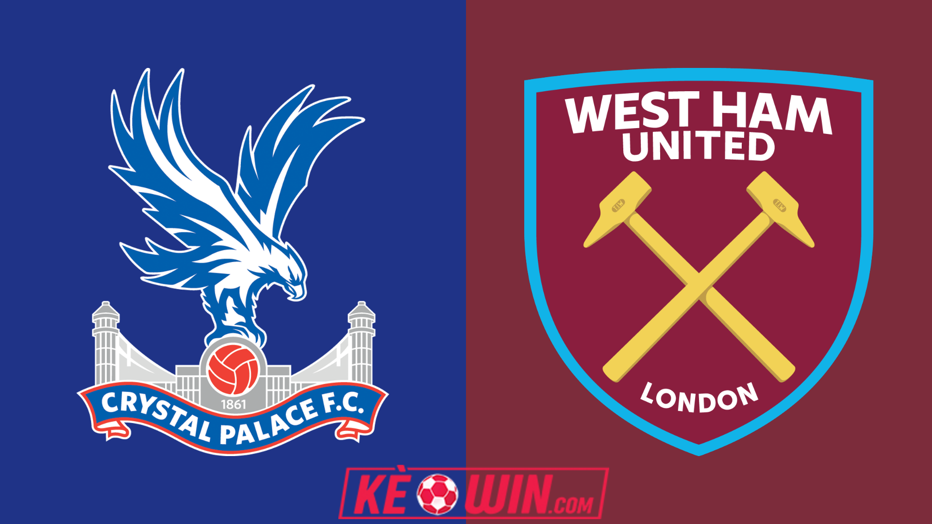 Crystal Palace vs West Ham Utd- Kèo bóng đá 21h00 24/08/2024 – Ngoại hạng Anh